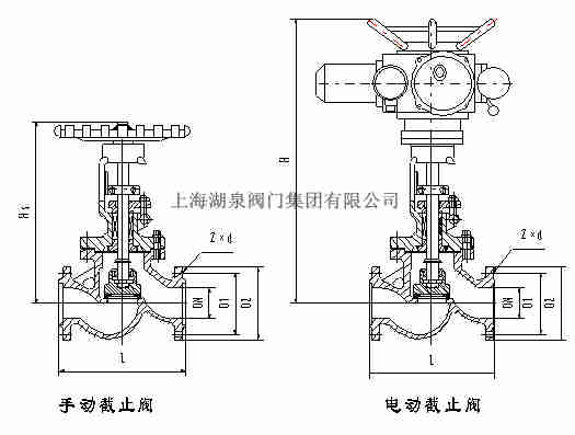 j941h-16c dn150智能調(diào)節(jié)型電動(dòng)截止閥